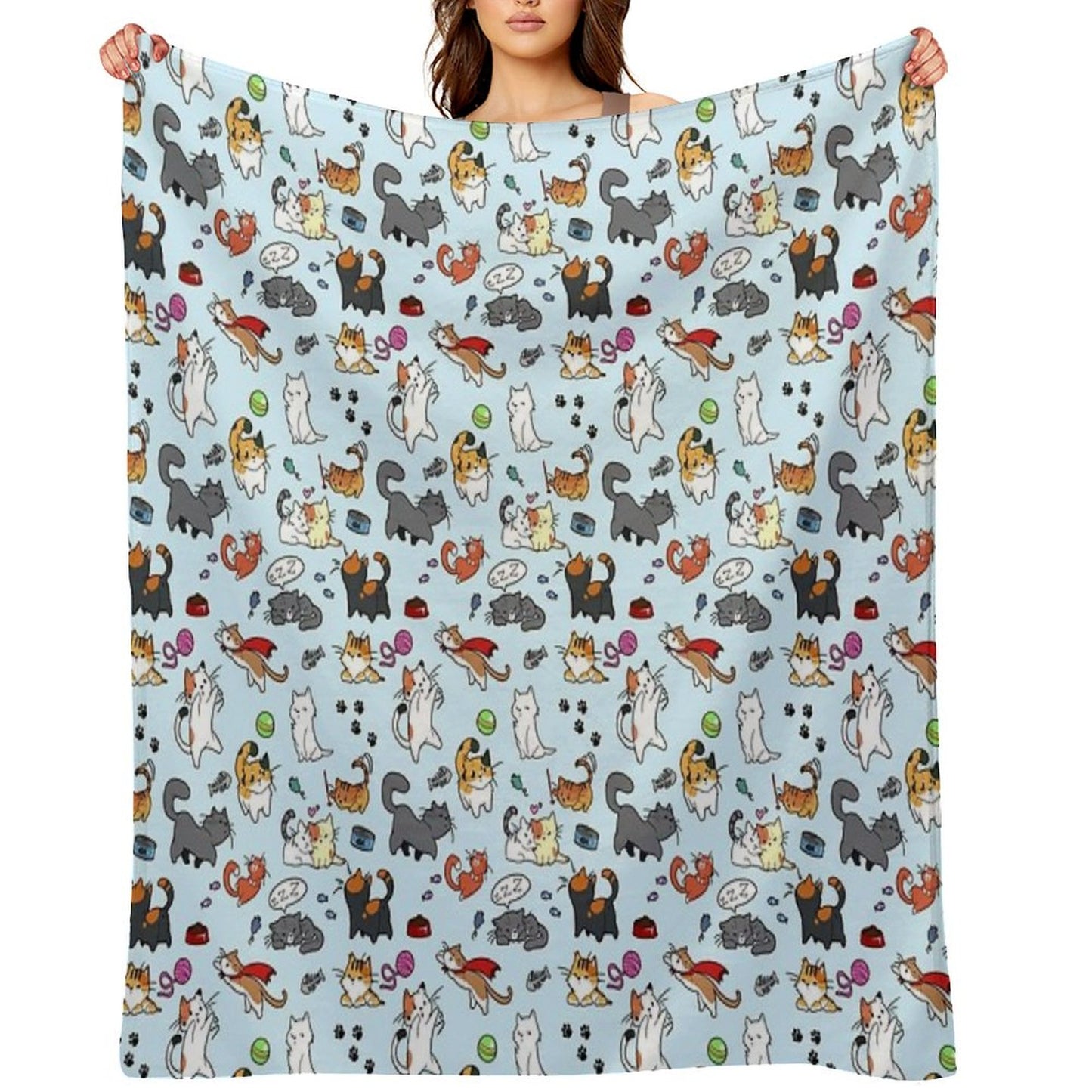 Cats!! Throw Blanket