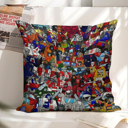 G1 Transformers Autobots Linen Throw Pillow Cover