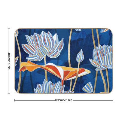 Bold Botanical Bath Mat