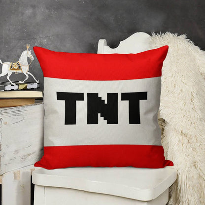 TNT Linen Throw Pillow Cover