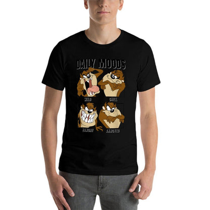 Looney Tunes Tazmanian Devil Daily Moods Panels  Soft T-Shirt