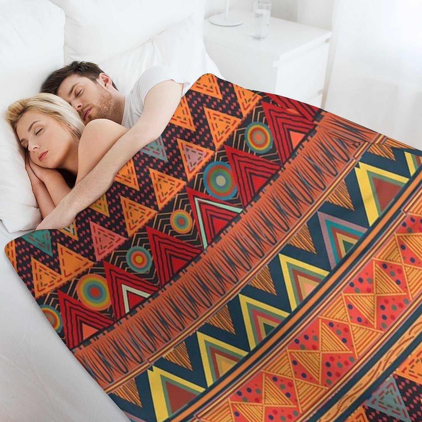 Tribal Ethnic (earth Colors) Throw Blanket