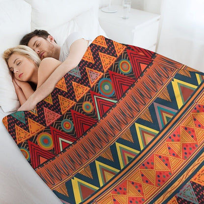 Tribal Ethnic (earth Colors) Throw Blanket
