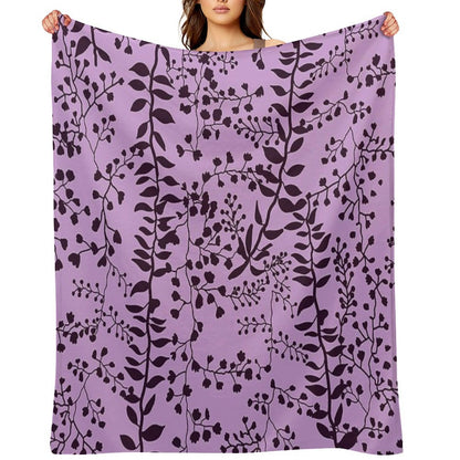 Bella Swan Lavender Freesia Throw Blanket