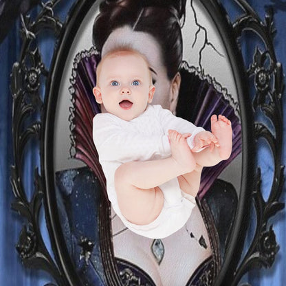 The Evil Queen Poster Throw Blanket