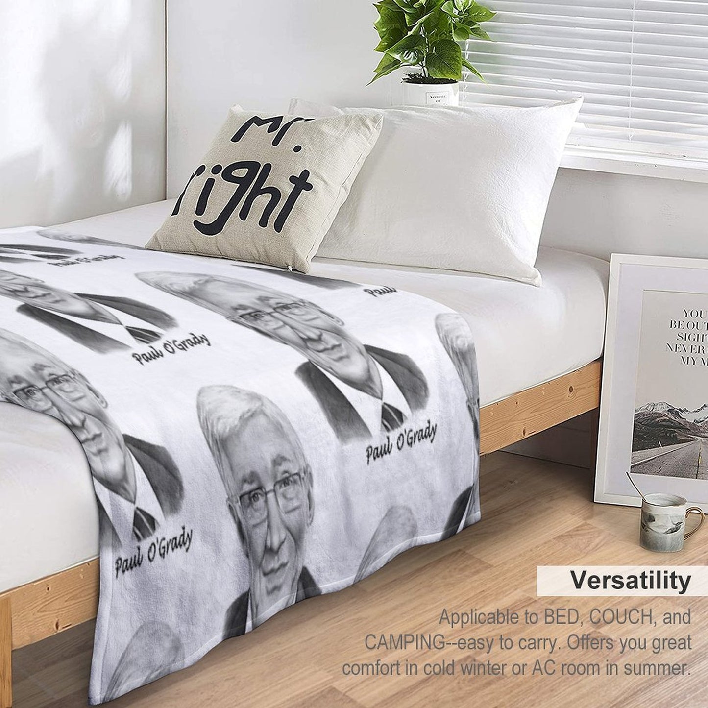 Paul O'Grady Throw Blanket