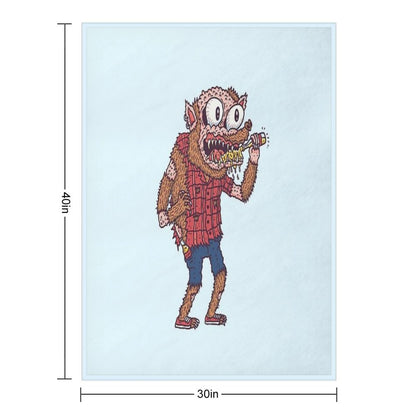 Werewolf Throw Blanket