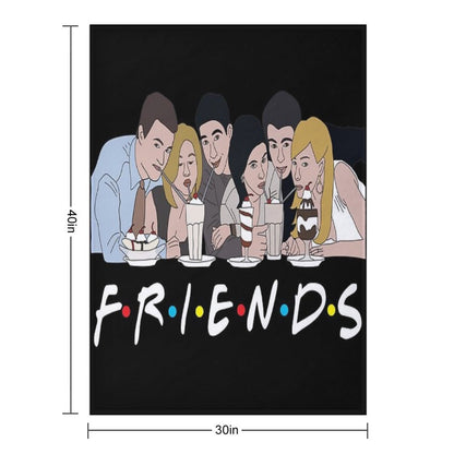 Friends Milkshake Throw Blanket