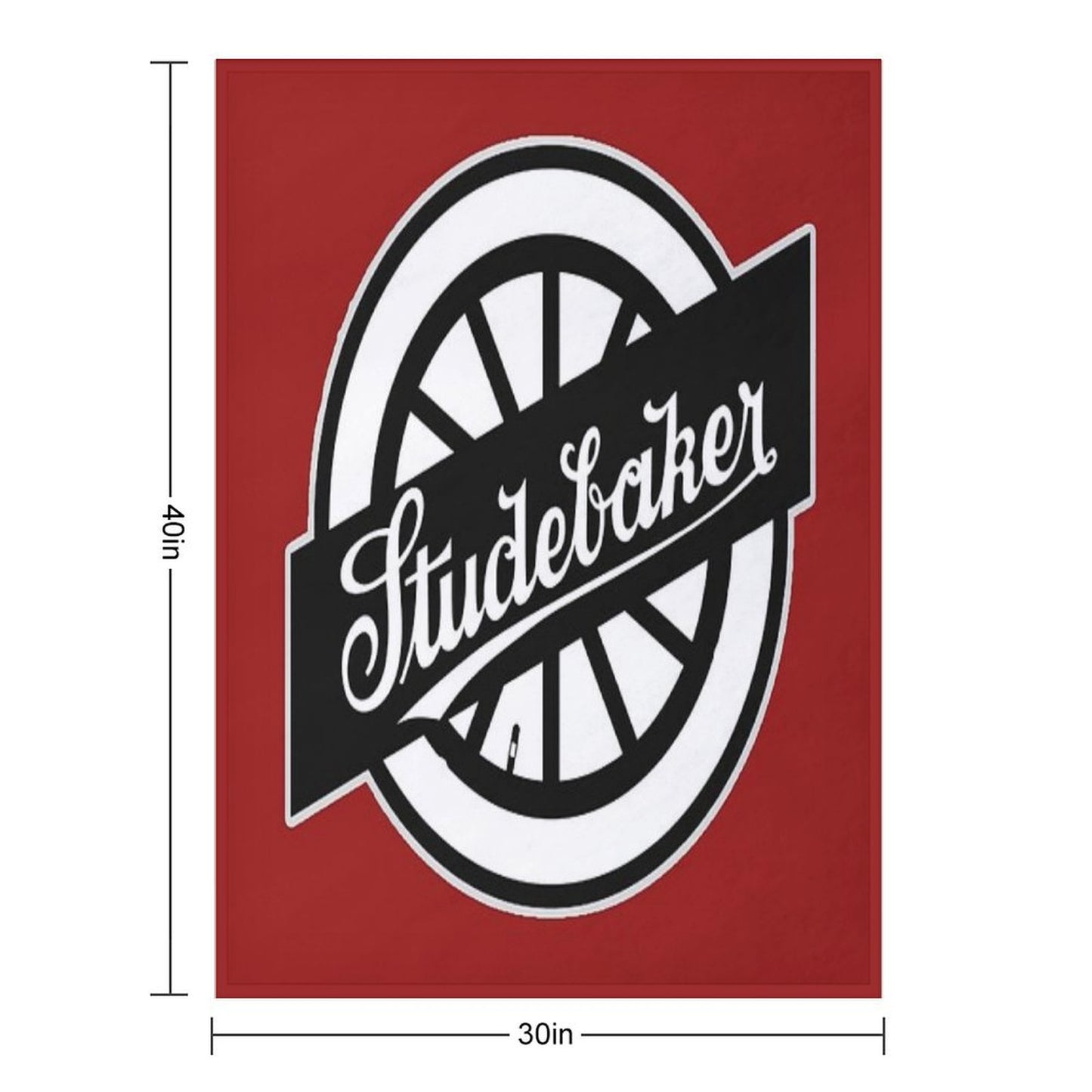 Studebaker Wheel Logo Throw Blanket