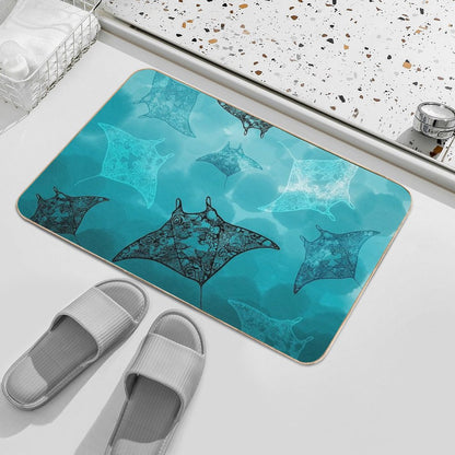 Manta's Eye View Bath Mat