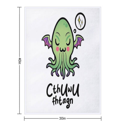 CthUwU Fhtagn Throw Blanket