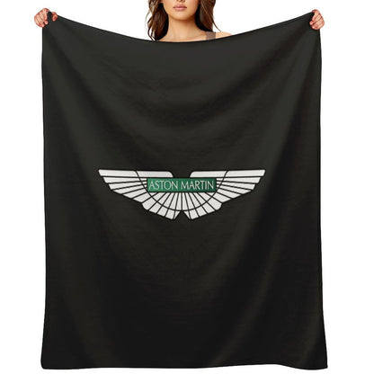 Aston Martin Logo Throw Blanket