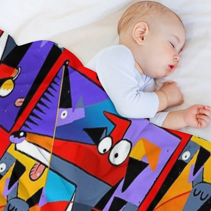 Derpism Throw Blanket