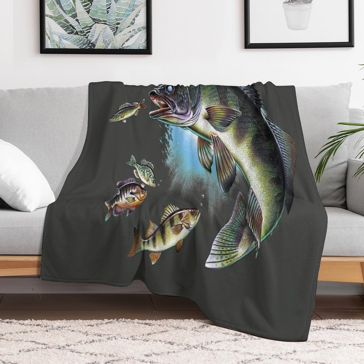 Walleye Throw Blanket