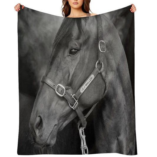 Winx - Farewell to A Champion Throw Blanket