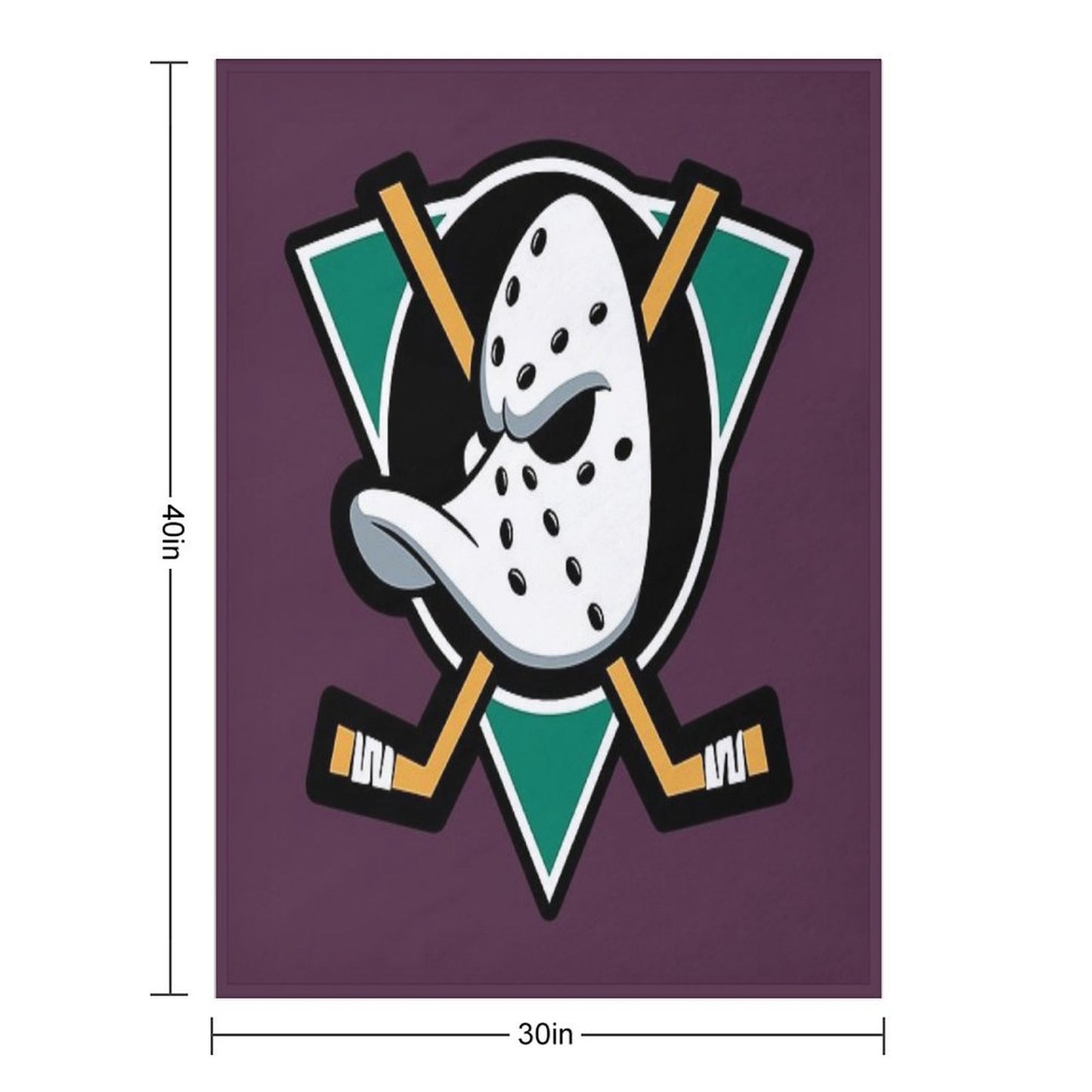 Mighty Ducks Throw Blanket