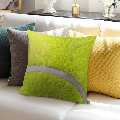 MAN CAVE THROW PILLOW SERIES  - TENNIS BALL Soft Ultra-Soft Texture Throw Pillow