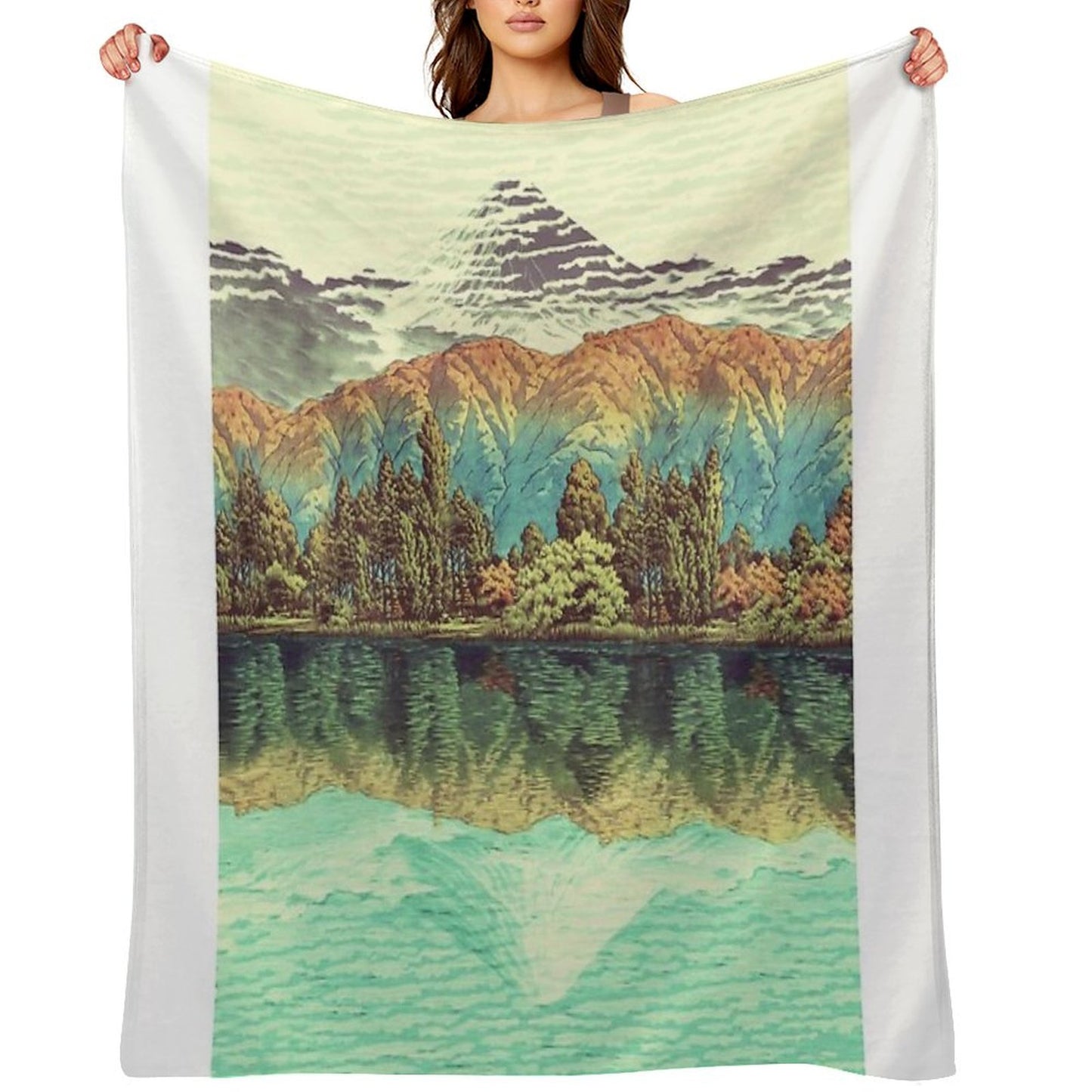 The Unknown Hills in Kamakura - Nature Landscape Throw Blanket