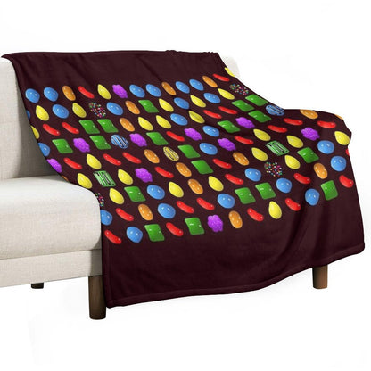 New Candy Crush Saga Throw Blanket