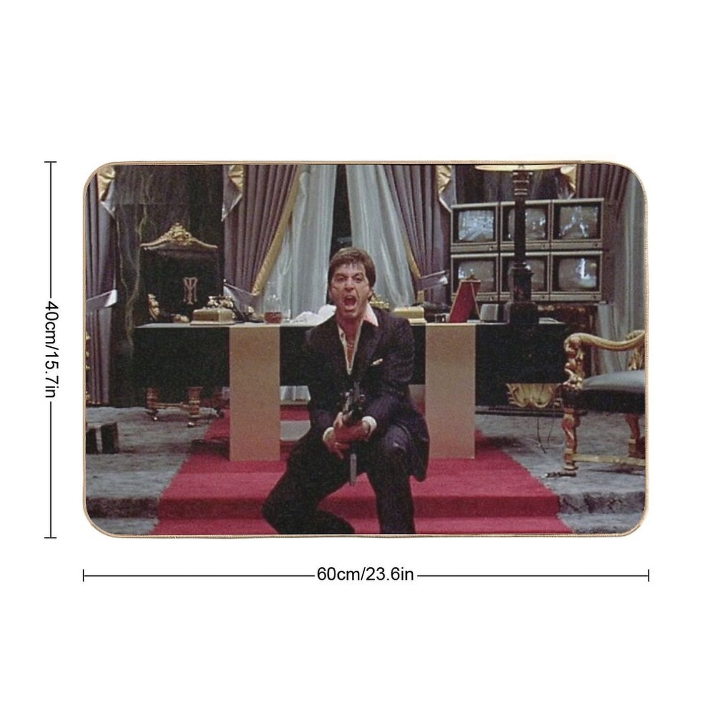 Scarface Little Friend Bath Mat