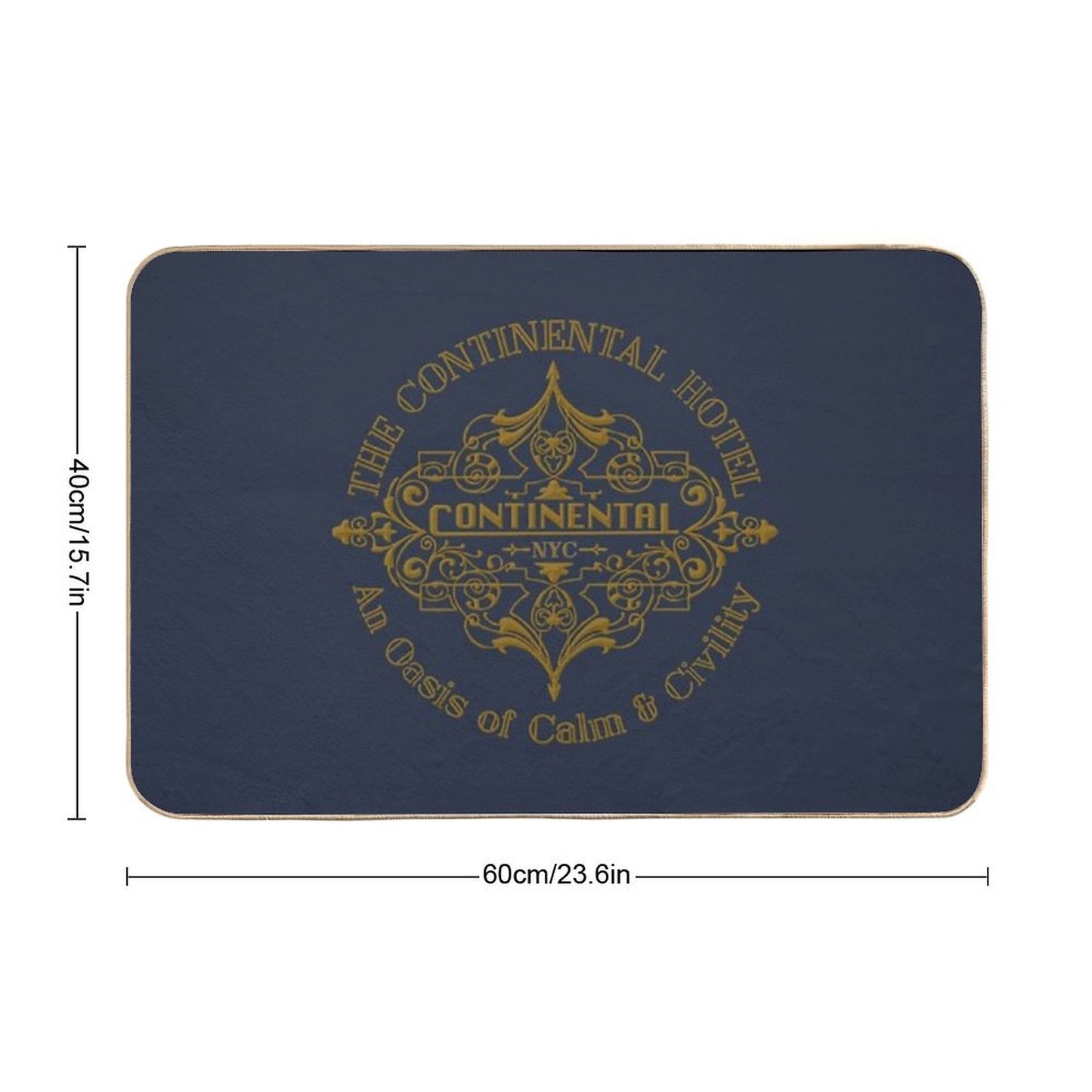 The Continental Bath Mat