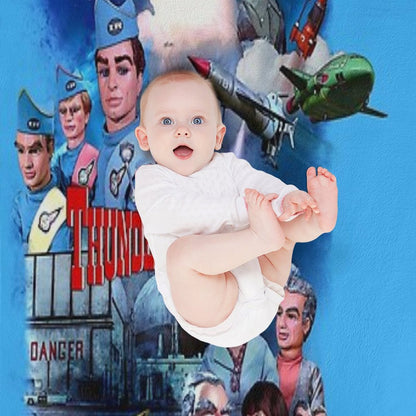 Thunderbirds Drawing 1 Throw Blanket