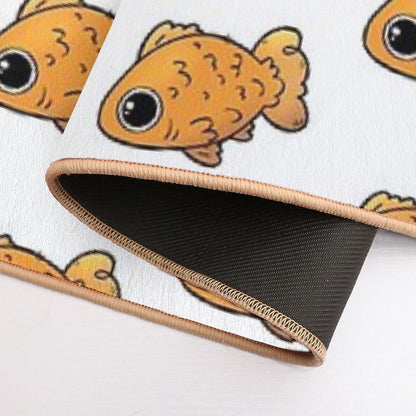 Cute Goldfish Cartoon Pet Bath Mat