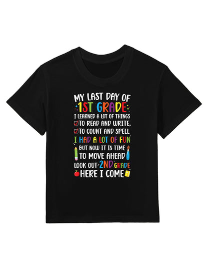 Happy Last Day Of 1st Grade Graduation Kids T-Shirt