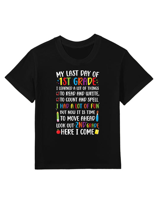 Happy Last Day Of 1st Grade Graduation Kids T-Shirt