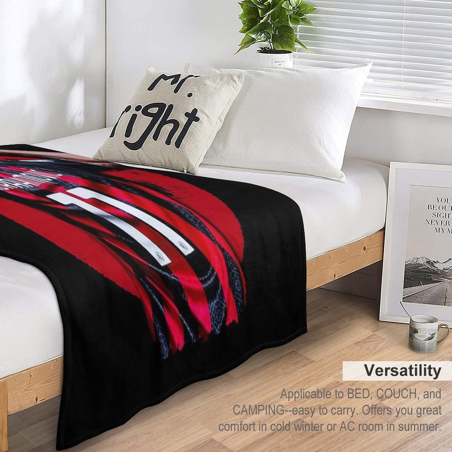 Zlatan Ibrahimovic Ac Milan Throw Blanket