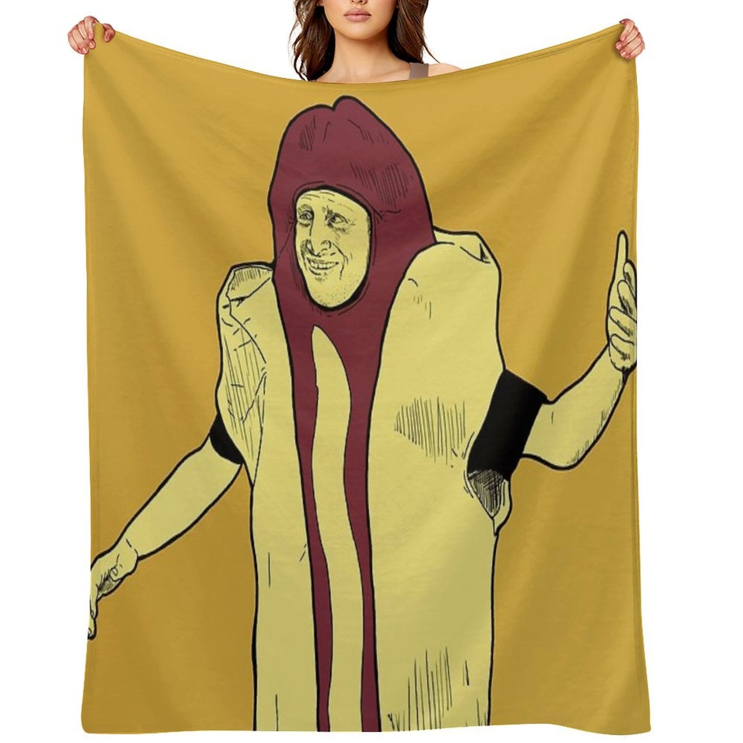 Hot Dog Car Crash (I Think You Should Leave) Throw Blanket