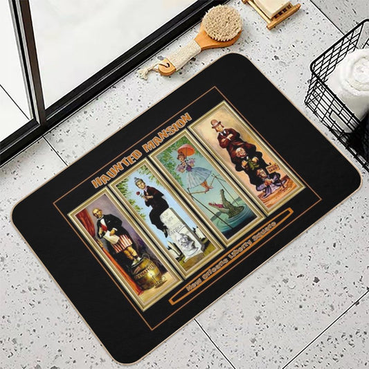 HAUNTED MANSION  Vintage New Orleans Liberty Square Prints. Bath Mat