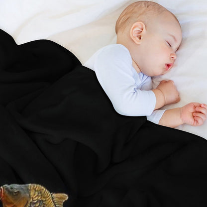 Gang of Carp Throw Blanket