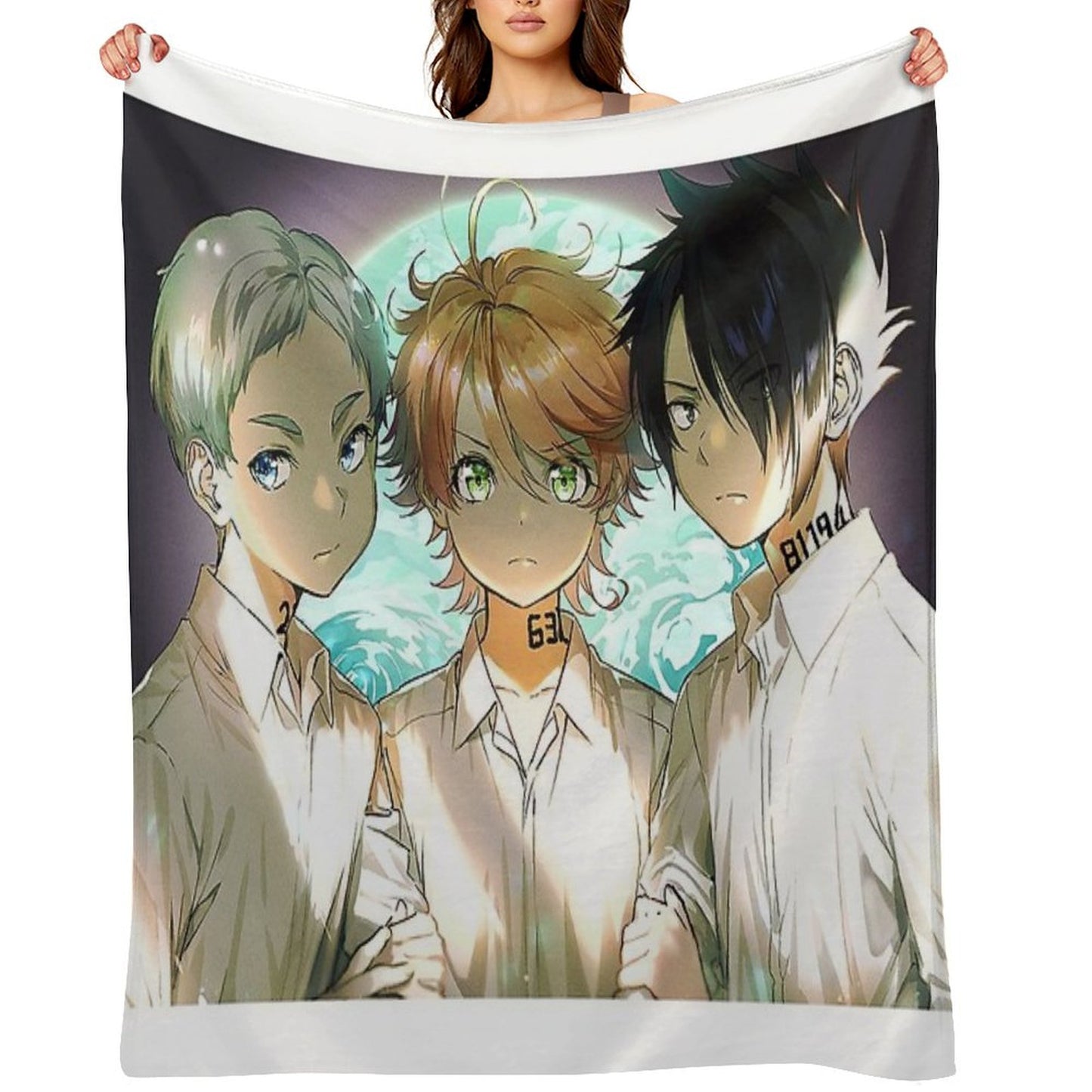 Prodiges - The Promised Neverland Throw Blanket