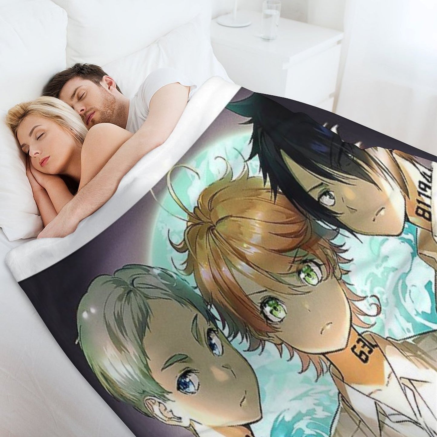 Prodiges - The Promised Neverland Throw Blanket