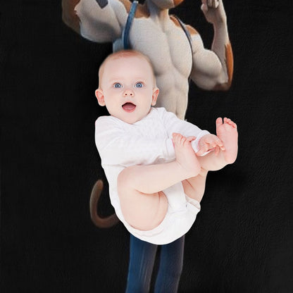 Meowscles Throw Blanket