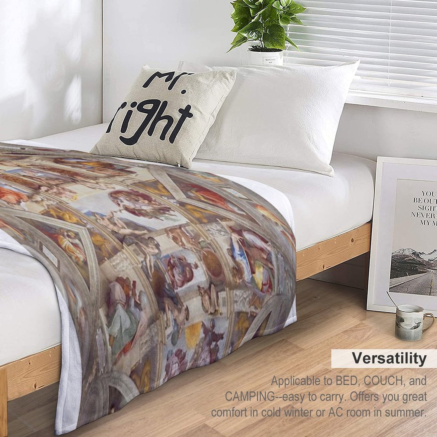 Sistine Chapel Ceiling Throw Blanket