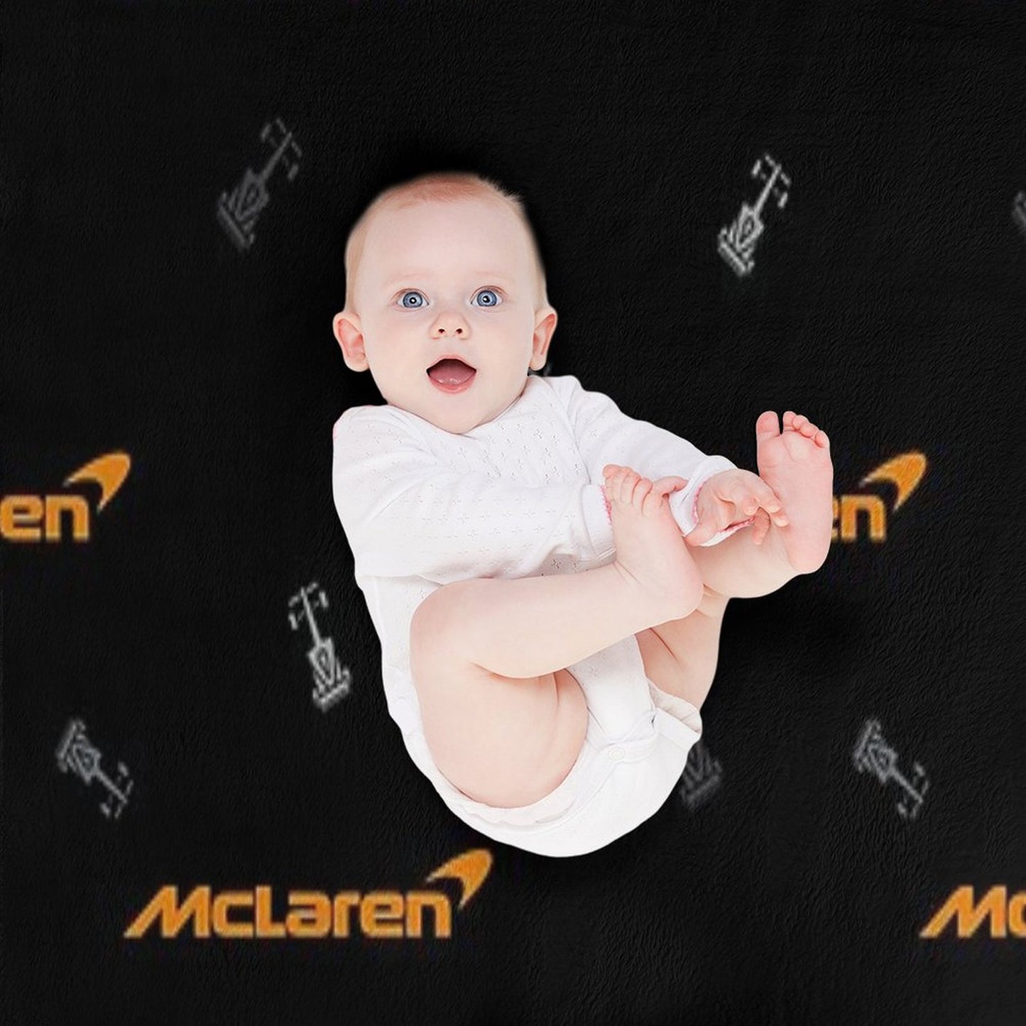 McLaren F1 Team - Speed Beyond Limits! Throw Blanket