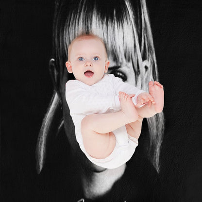 Angèle - Portrait Throw Blanket