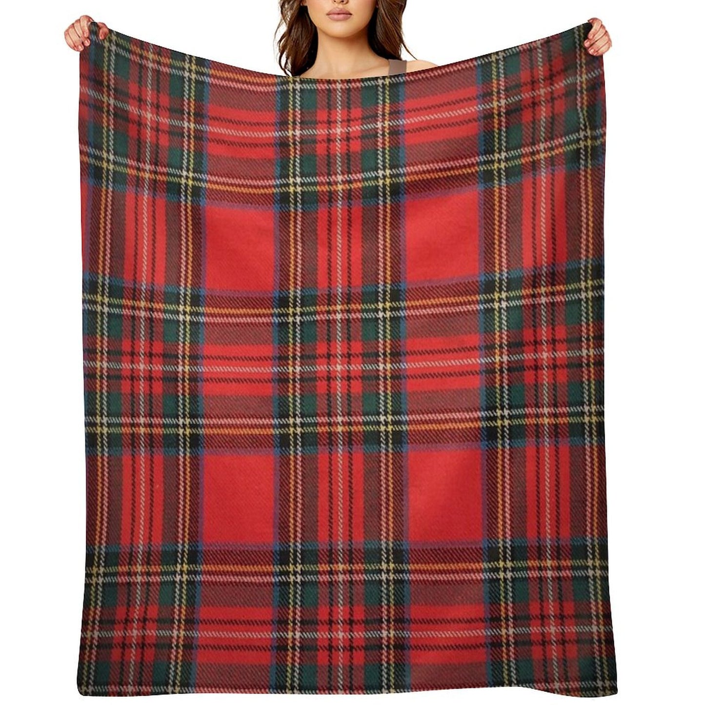 Royal Stewart Tartan Throw Blanket