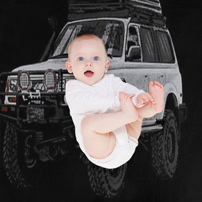 Landcruiser T-ShirtLc80 Yota Throw Blanket