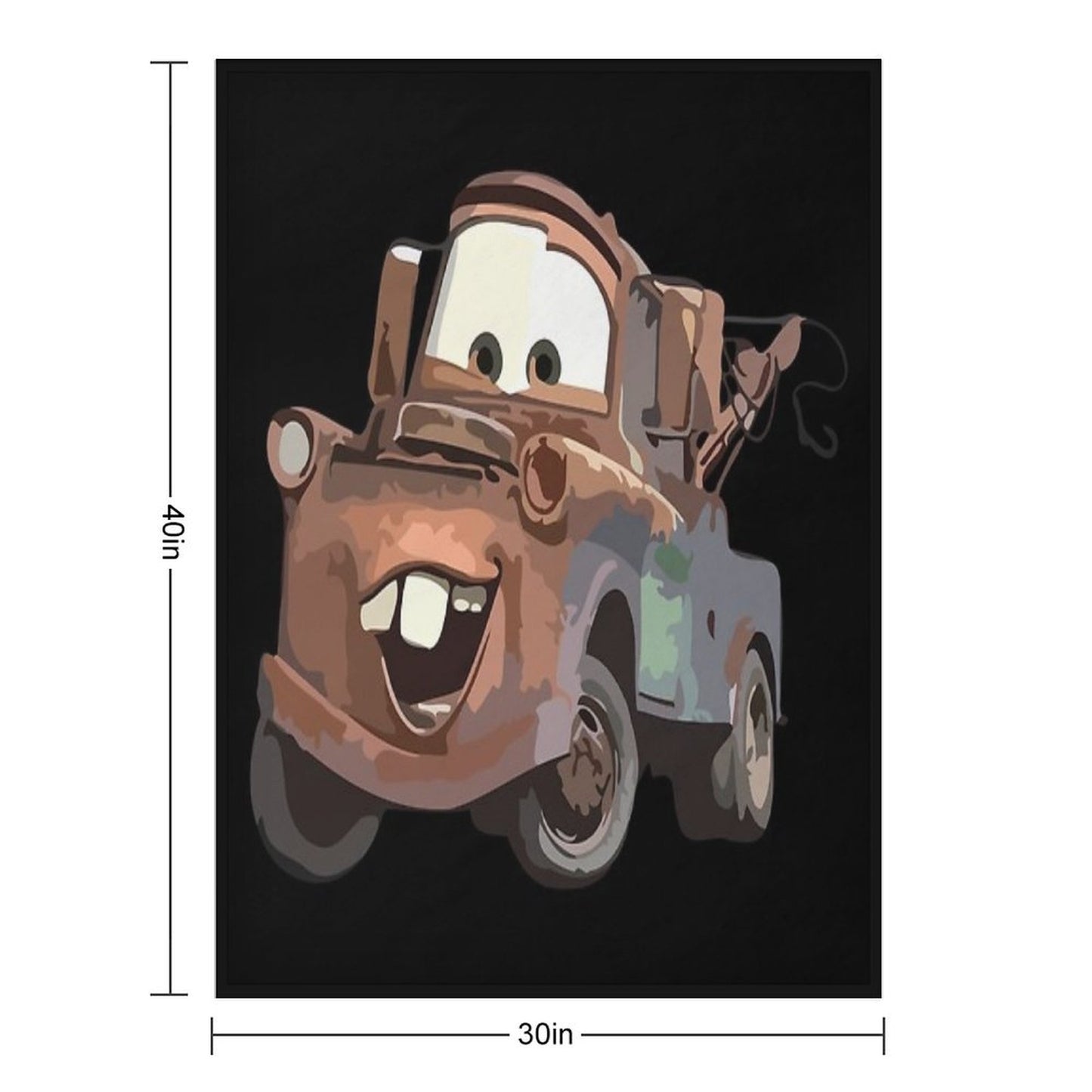 Tow Mater Throw Blanket
