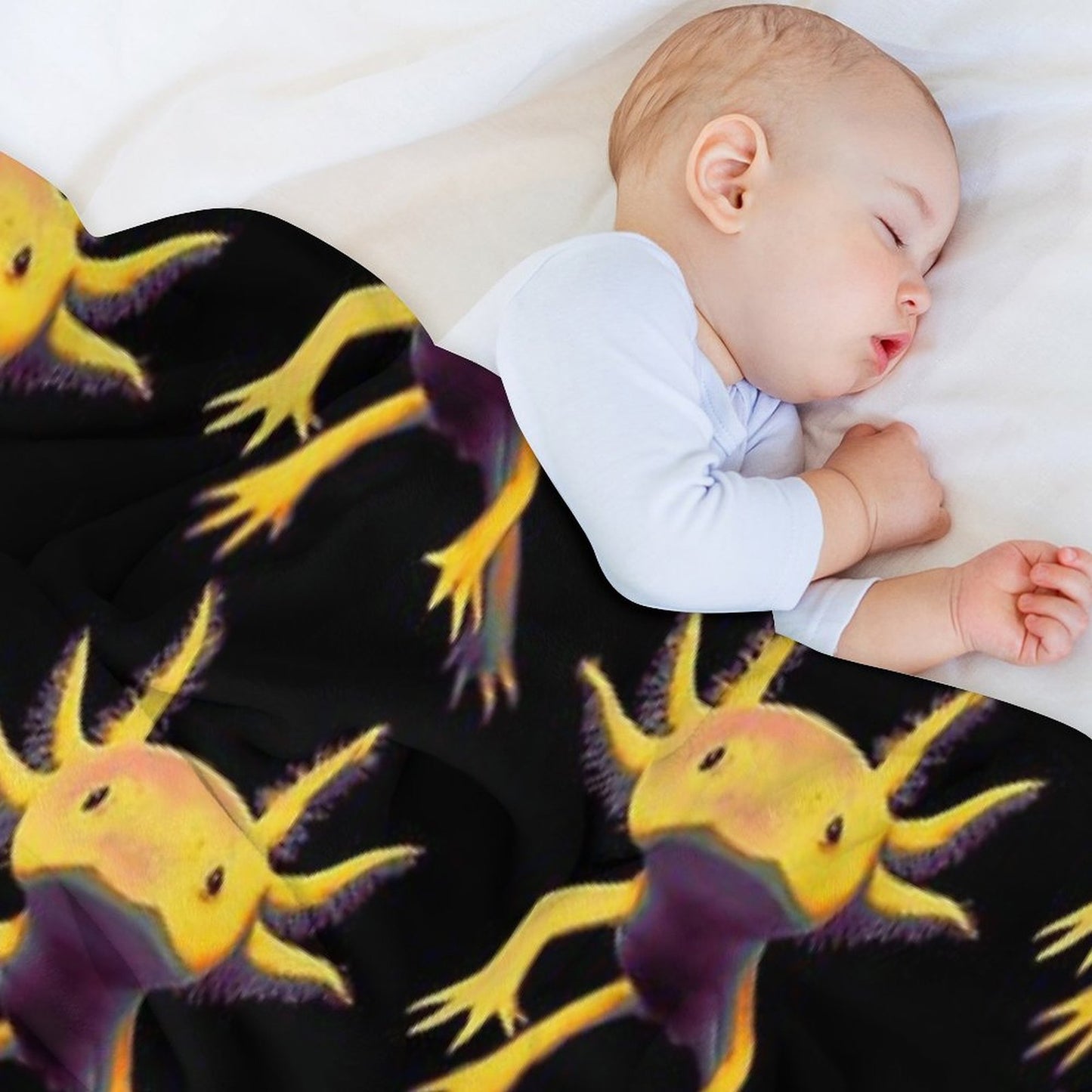 Axolotl Throw Blanket