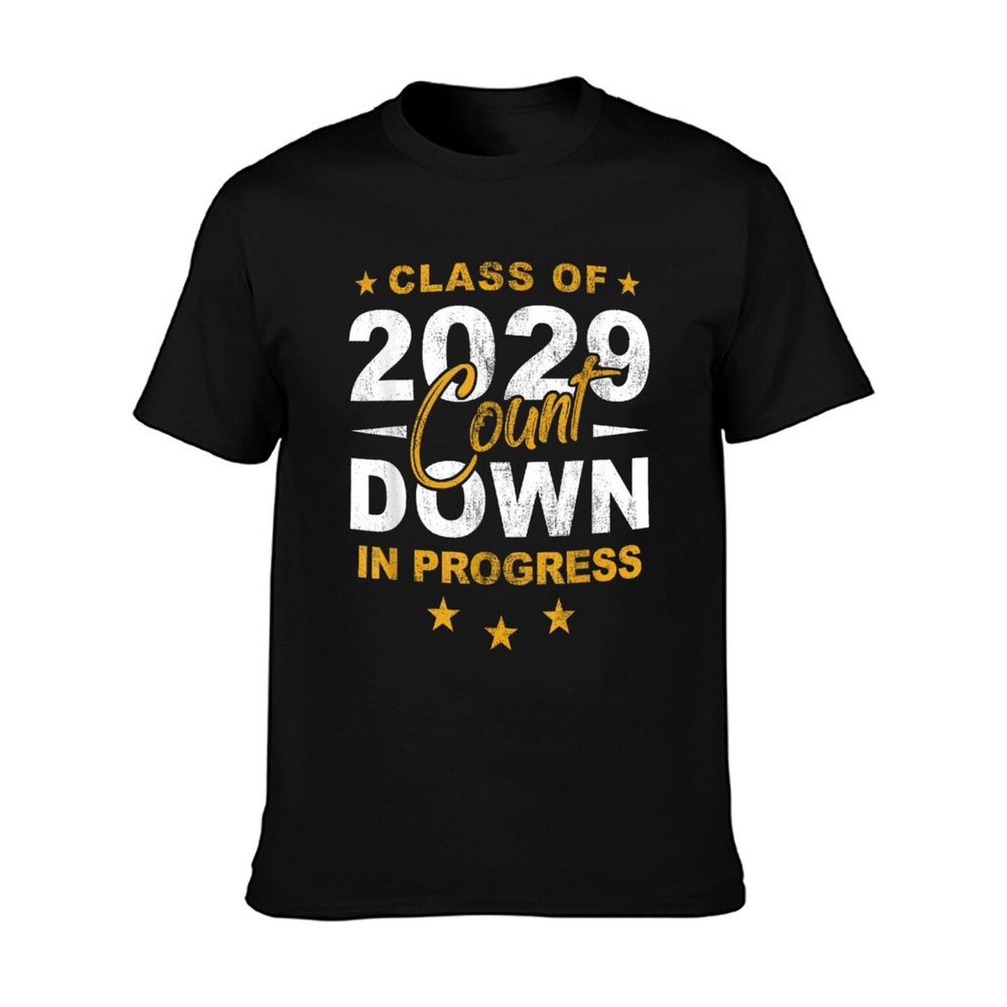 Class Of 2029 Count Down Graduating Fun First Day 8th Grader T-Shirt