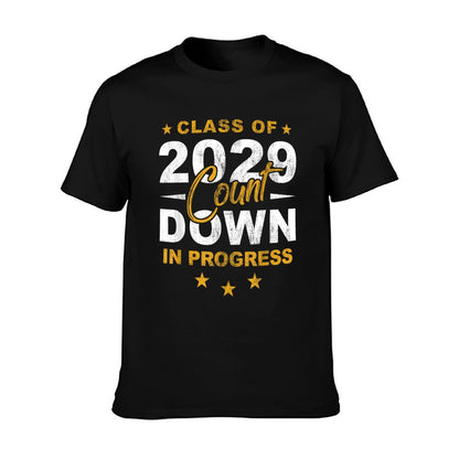 Class Of 2029 Count Down Graduating Fun First Day 8th Grader T-Shirt