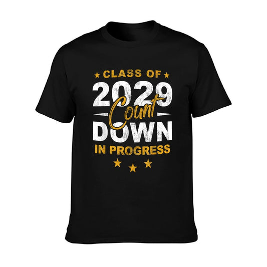 Class Of 2029 Count Down Graduating Fun First Day 8th Grader T-Shirt