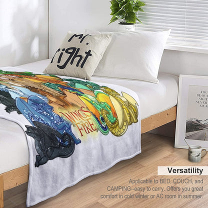 Wings of Fire Throw Blanket