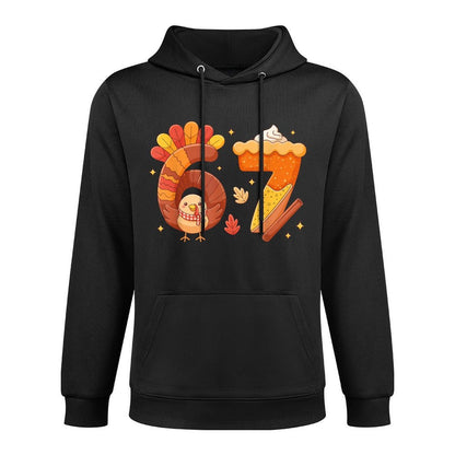 67 Meme Thanksgiving Turkey Day Funny Holiday Six Seven Casual Wear Hoodie