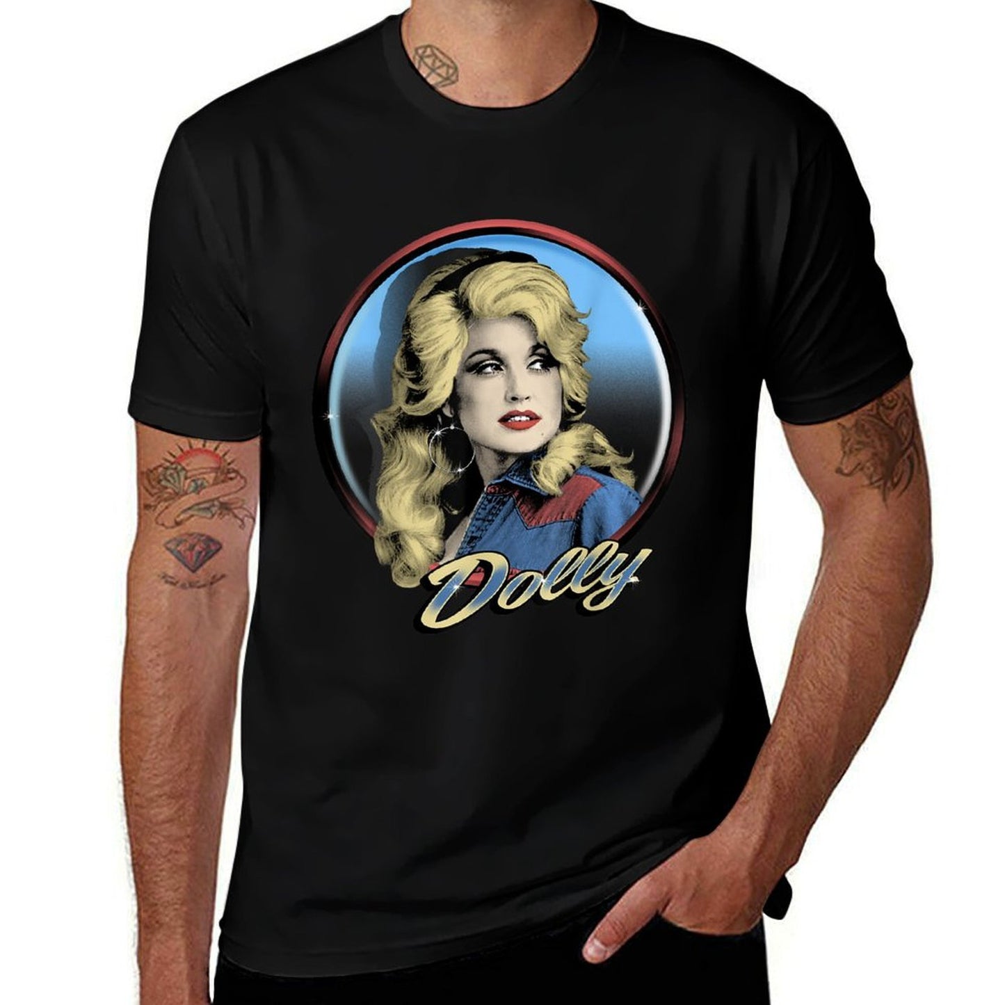 Dolly Parton Western  Tagless Design T-Shirt