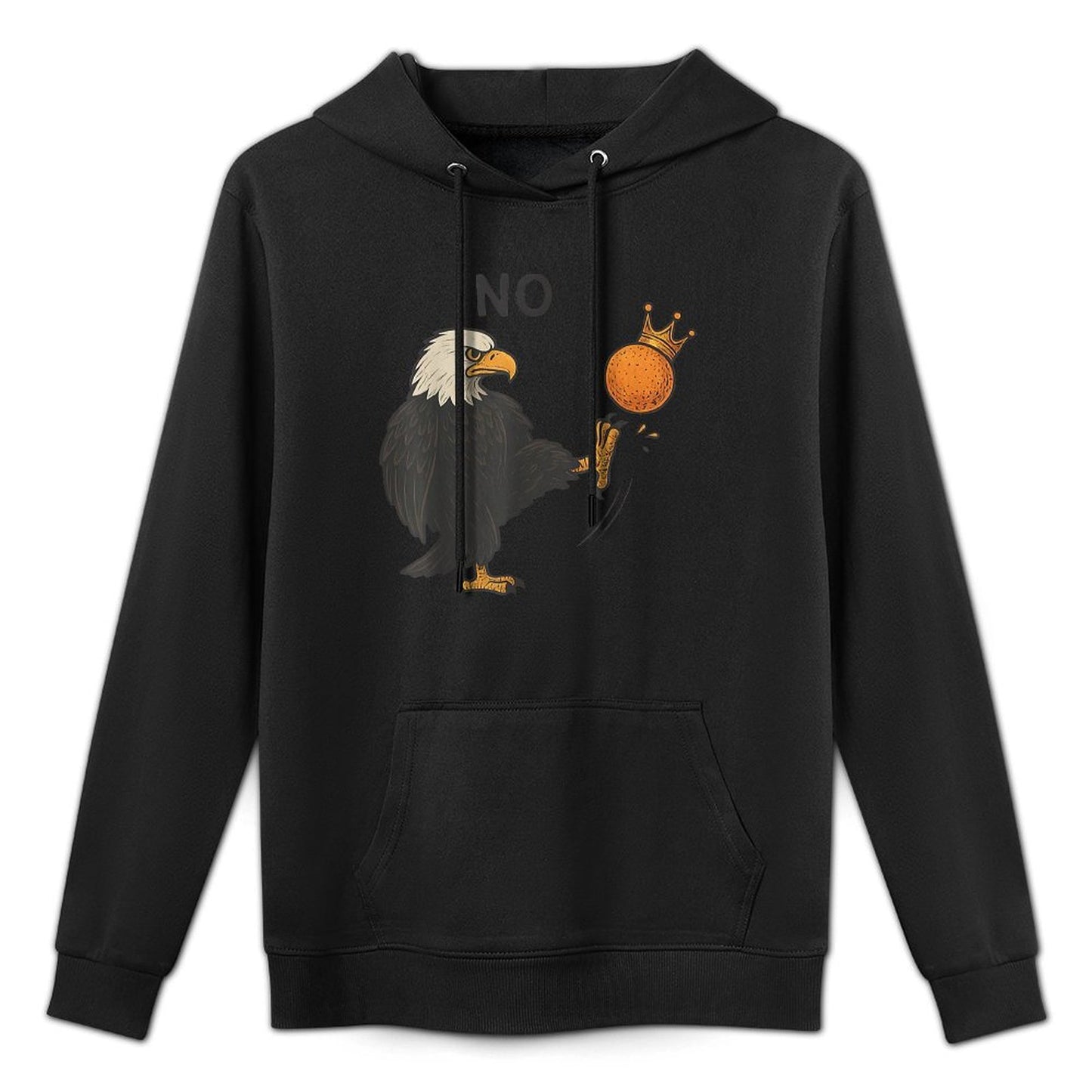 Funny No Kings In America Men Women Durable Construction Hoodie